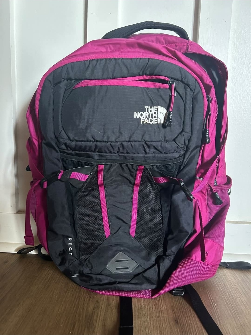 The North Face Women's Black & Fuchsia Backpack
